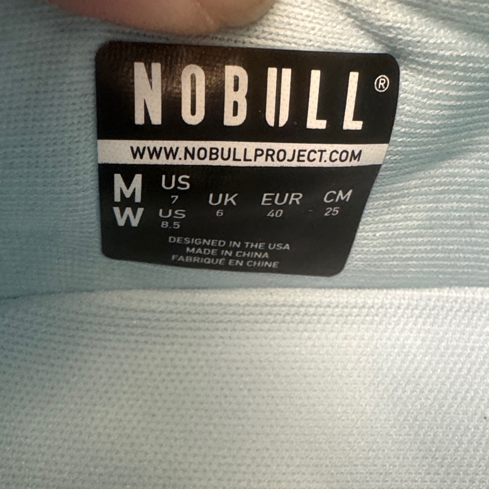 NOBULL Pale Blue Women's Athletic Shoe - Picture 5 of 6